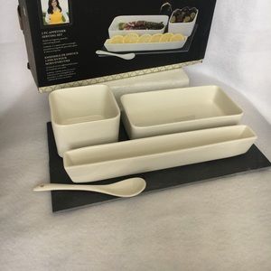 VALERIE BERTINELLI APPETIZER SERVING SET